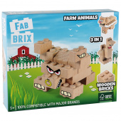 Fabbrix Farmdjur 19 Delar