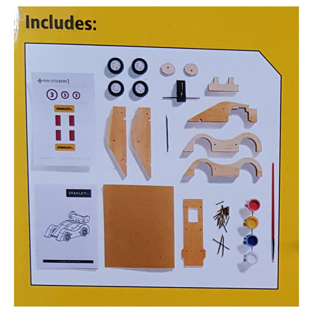 Stanley Jr DIY - Uppdragbar sportbil