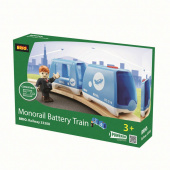 Brio Trätåg - Monorail Batteridrivet Tåg