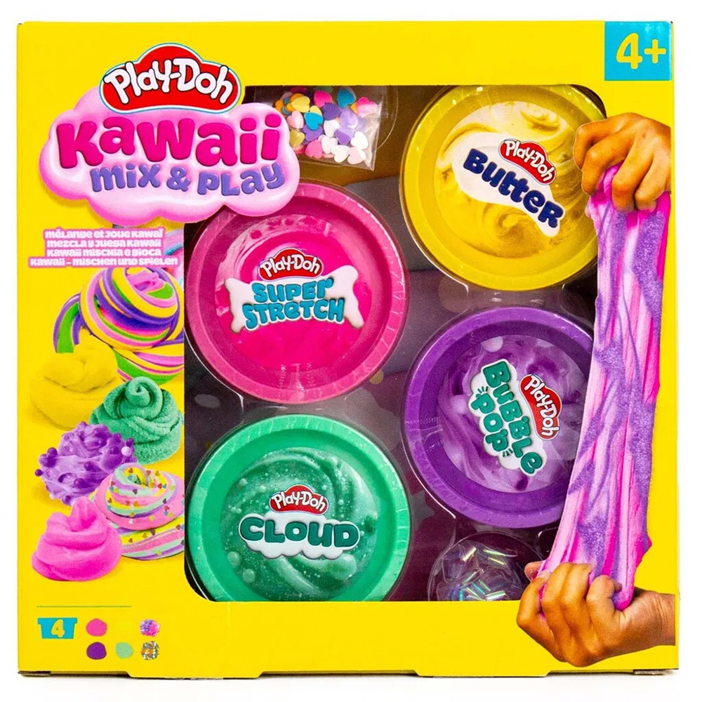 Play-Doh Kawaii Mix & Play 4 pack