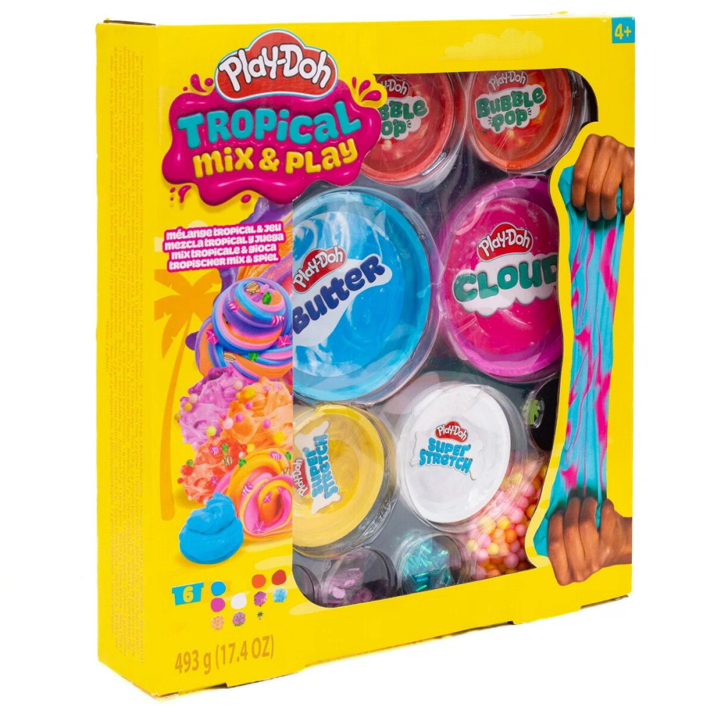 Play-Doh Tropical Mix & Play 6 pack