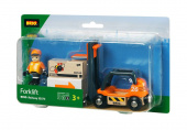 Brio Trätåg - Gaffeltruck med förare Brio Trätåg - Gaffeltruck med förare