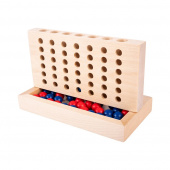 Wooden Connect 4 Resespel Wooden Connect 4 Resespel