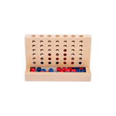 Wooden Connect 4 Resespel Wooden Connect 4 Resespel
