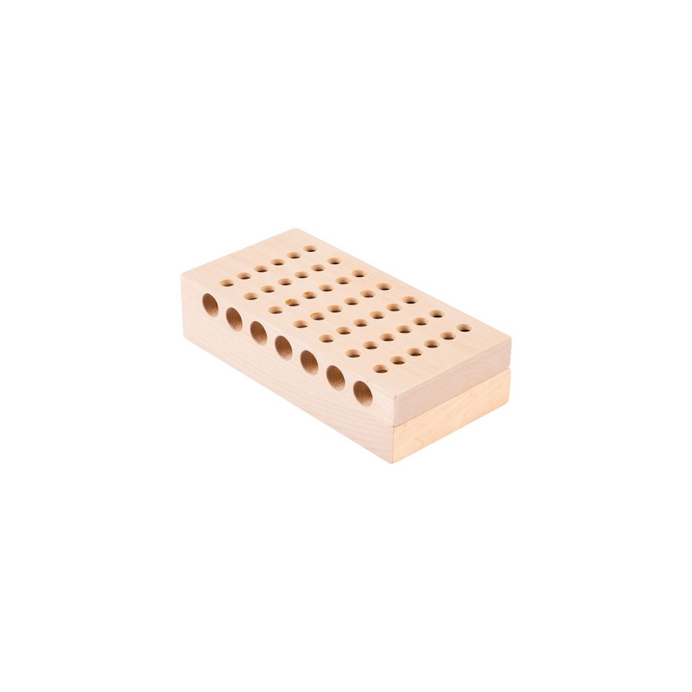 Wooden Connect 4 Resespel