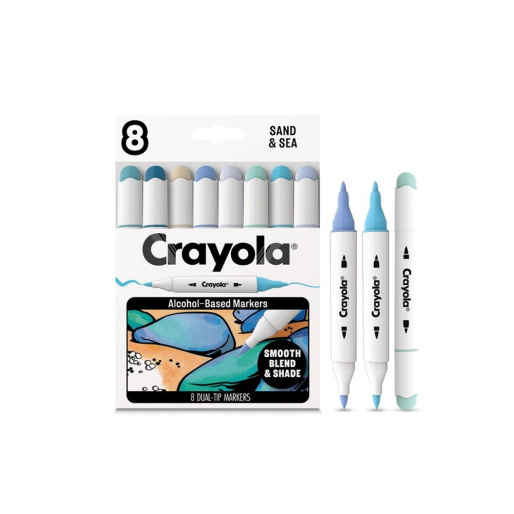 Crayola Art Markers 8st - Sand & Sea
