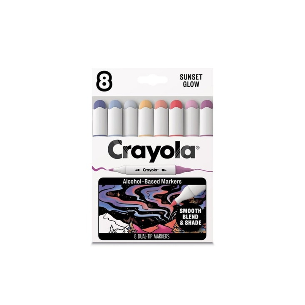 Crayola Art Markers 8st - Sunset Glow