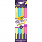 Crayola Överstrykningspenna Clicks 4 st Crayola Överstrykningspenna Clicks 4 st