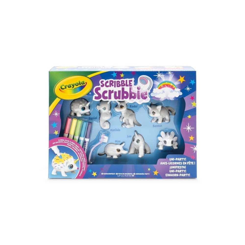 Crayola Scribble Scrubbie Unipets Lekset 7 pets