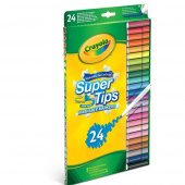 Crayola Supertips Tvättbara tuschpennor 24 st Crayola Supertips Tvättbara tuschpennor 24 st