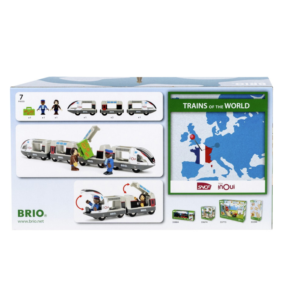 Brio Trätåg - TGV Höghastighetståg