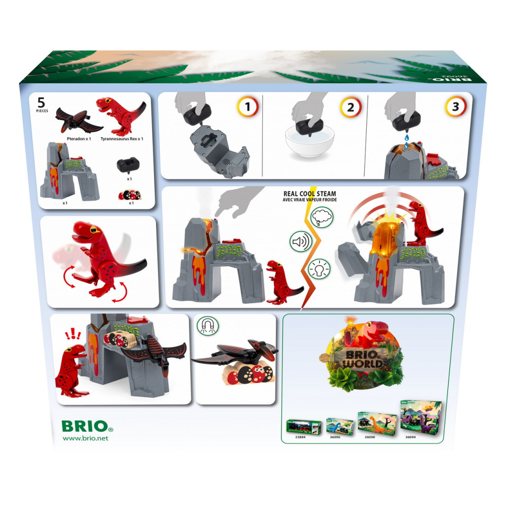 Brio Dinosaurie-utbrottsvulkan
