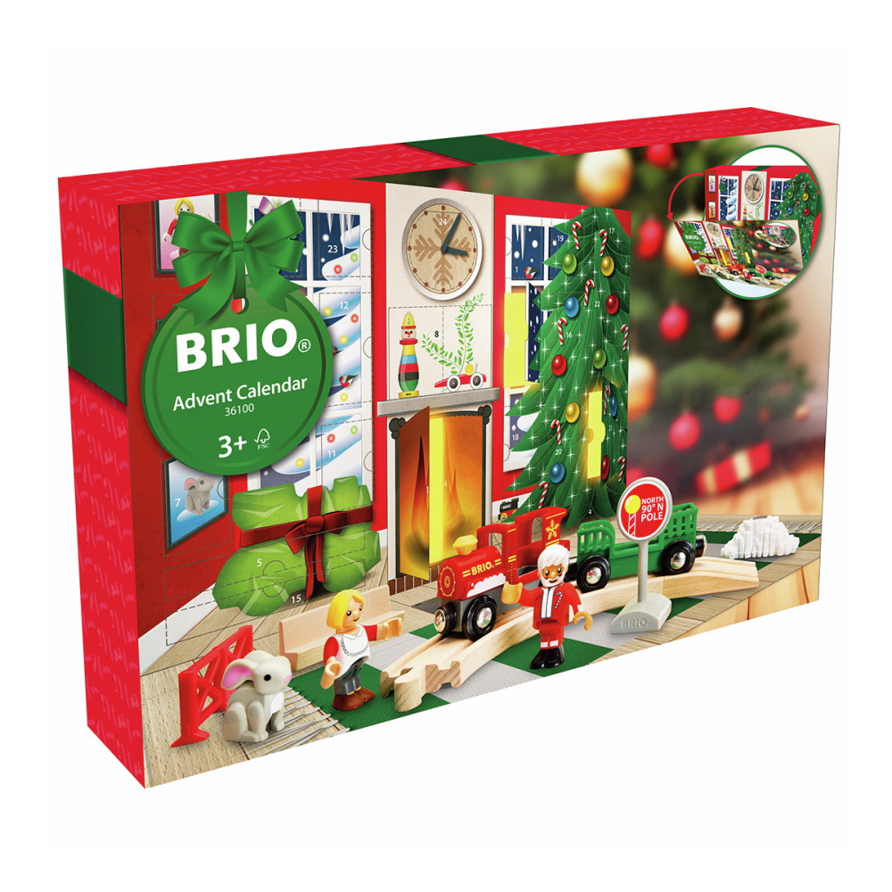 BRIO Adventskalender med tågtillbehör