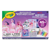 K-pop Demon Hunters Crayola Skiss och färglåda K-pop Demon Hunters Crayola Skiss och färglåda