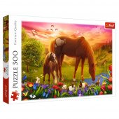 Trefl Pussel Hästar på ängen 500 Bitar Trefl Pussel Hästar på ängen 500 Bitar