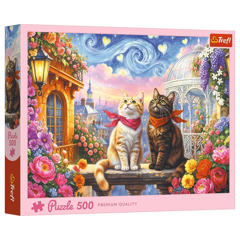 Trefl Pussel: Purrfect Love 500 Bitar
