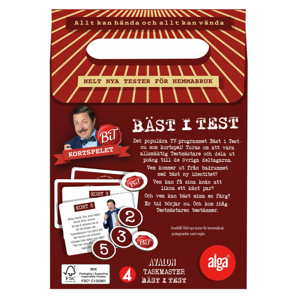 Bäst i Test Kortspelet