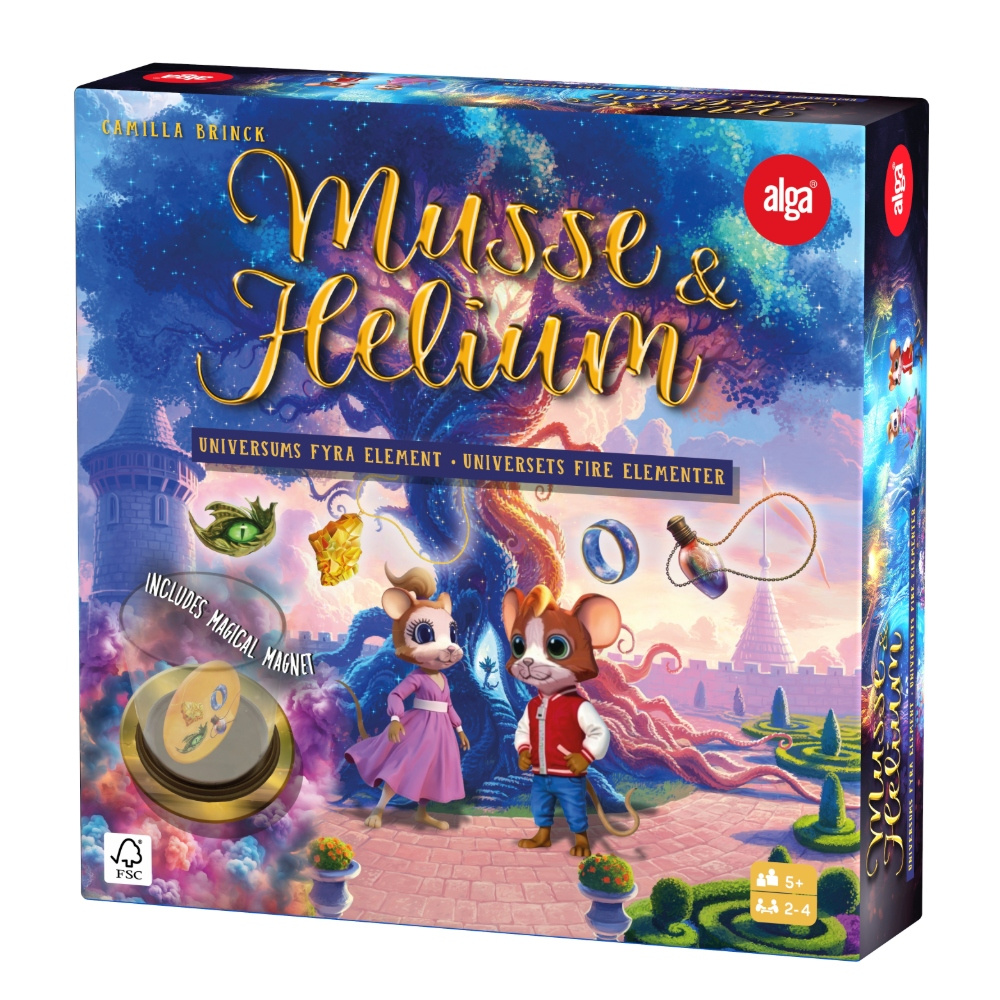 Musse & Helium: Universums fyra element Brädspelet