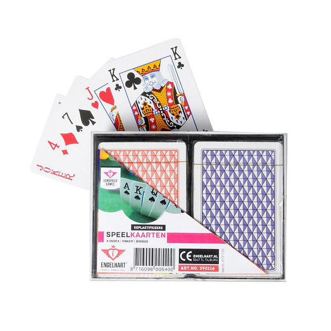 Longfield kortlek Duo Regular 4 index