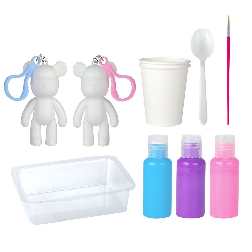 Marble Bear Nyckelring Set Två Pack