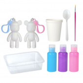 Marble Bear Nyckelring Set Två Pack Marble Bear Nyckelring Set Två Pack