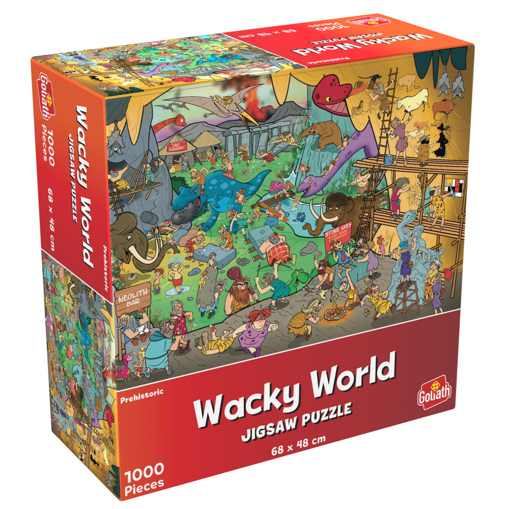 Wacky World pussel: Prehistoric 1000 Bitar