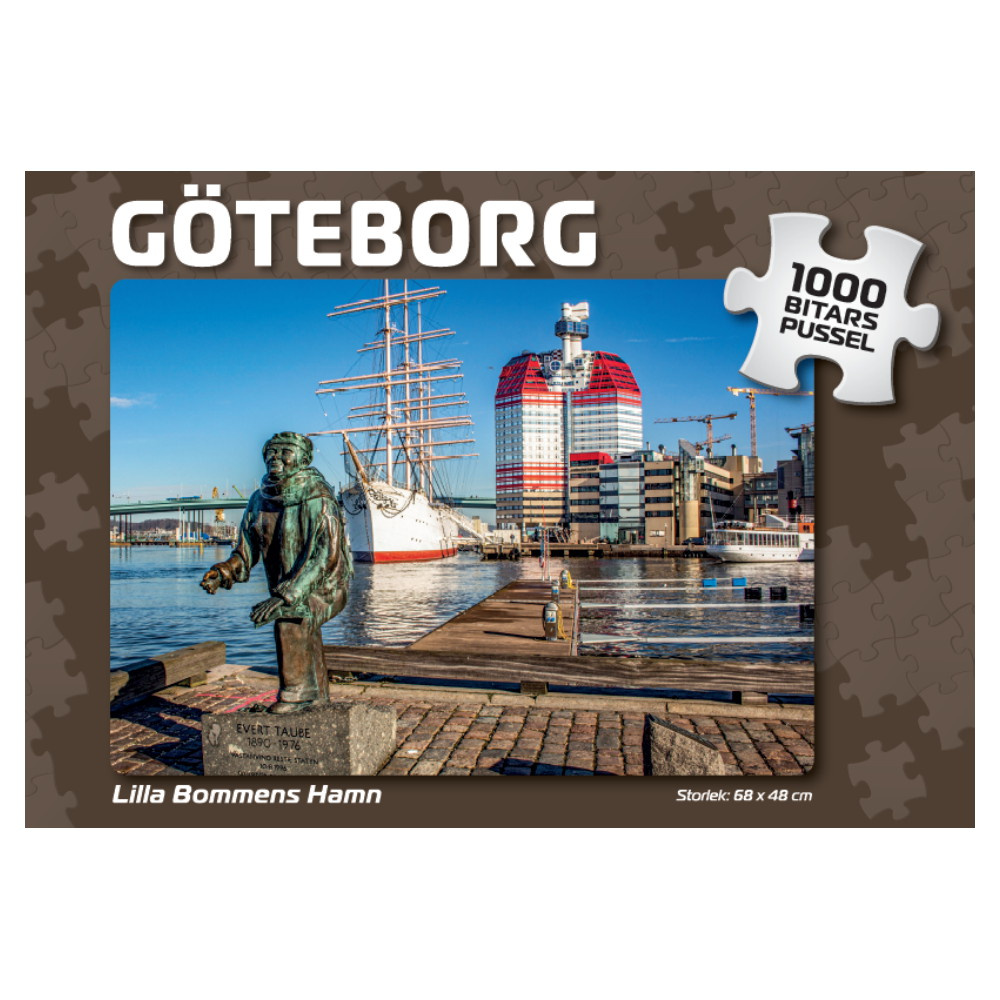 Svenska Pussel: Göteborg Lilla Bommens Hamn 1000 Bitar