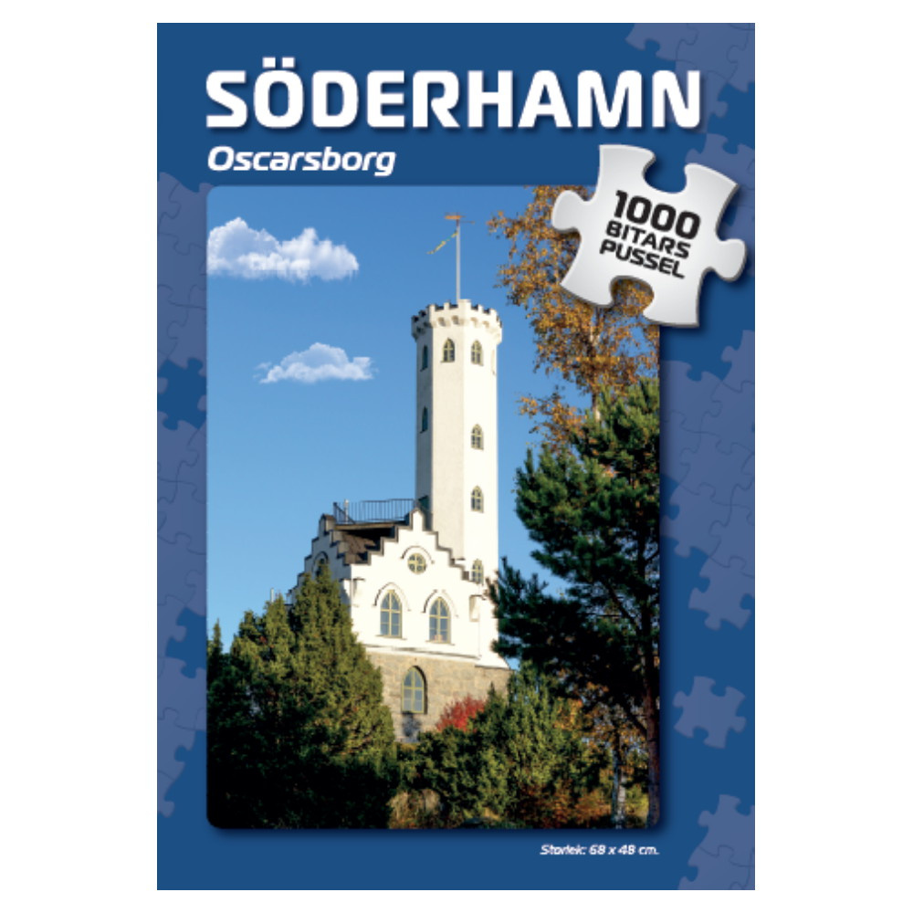 Svenska Pussel: Söderhamn Oscarsborg 1000 Bitar