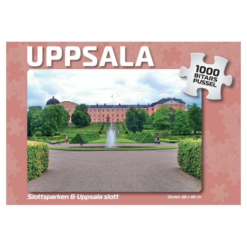 Svenska Pussel: Uppsala Slottsparken & Uppsala slott 1000 Bitar