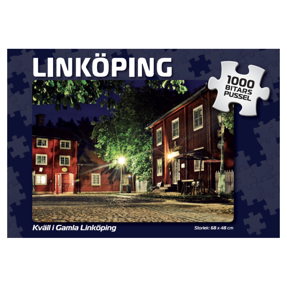 Svenska Pussel: Kväll i Gamla Linköping 1000 Bitar