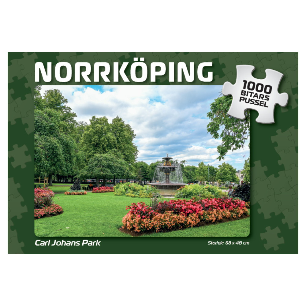 Svenska Pussel: Norrköping Carl Johans Park 1000 Bitar