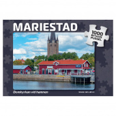 Svenska Pussel: Mariestad Domkyrkan vid hamnen 1000 Bitar