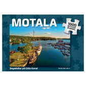Svenska Pussel: Motala Segelbåtar på Göta Kanal 1000 Bitar