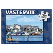 Svenska Pussel: Västervik Båtar och bostäder 1000 Bitar