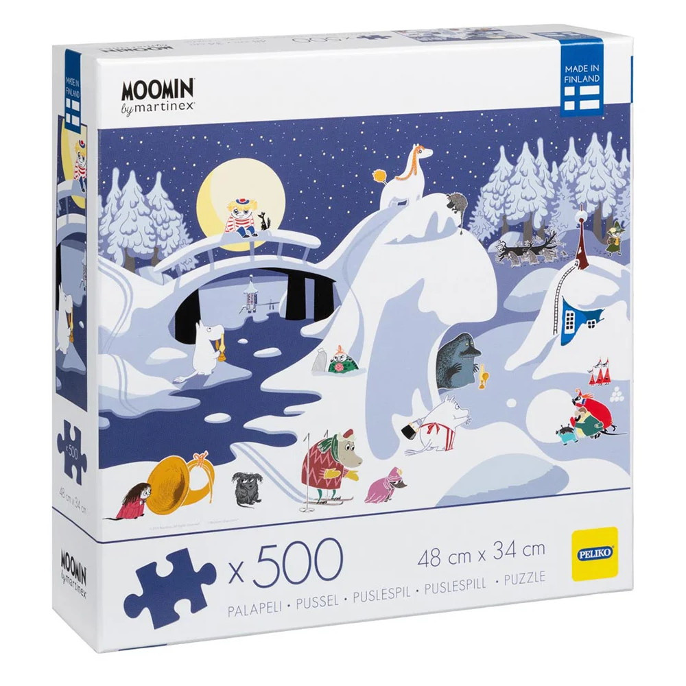Peliko Pussel - Mumin Vinterlandskap 500 Bitar