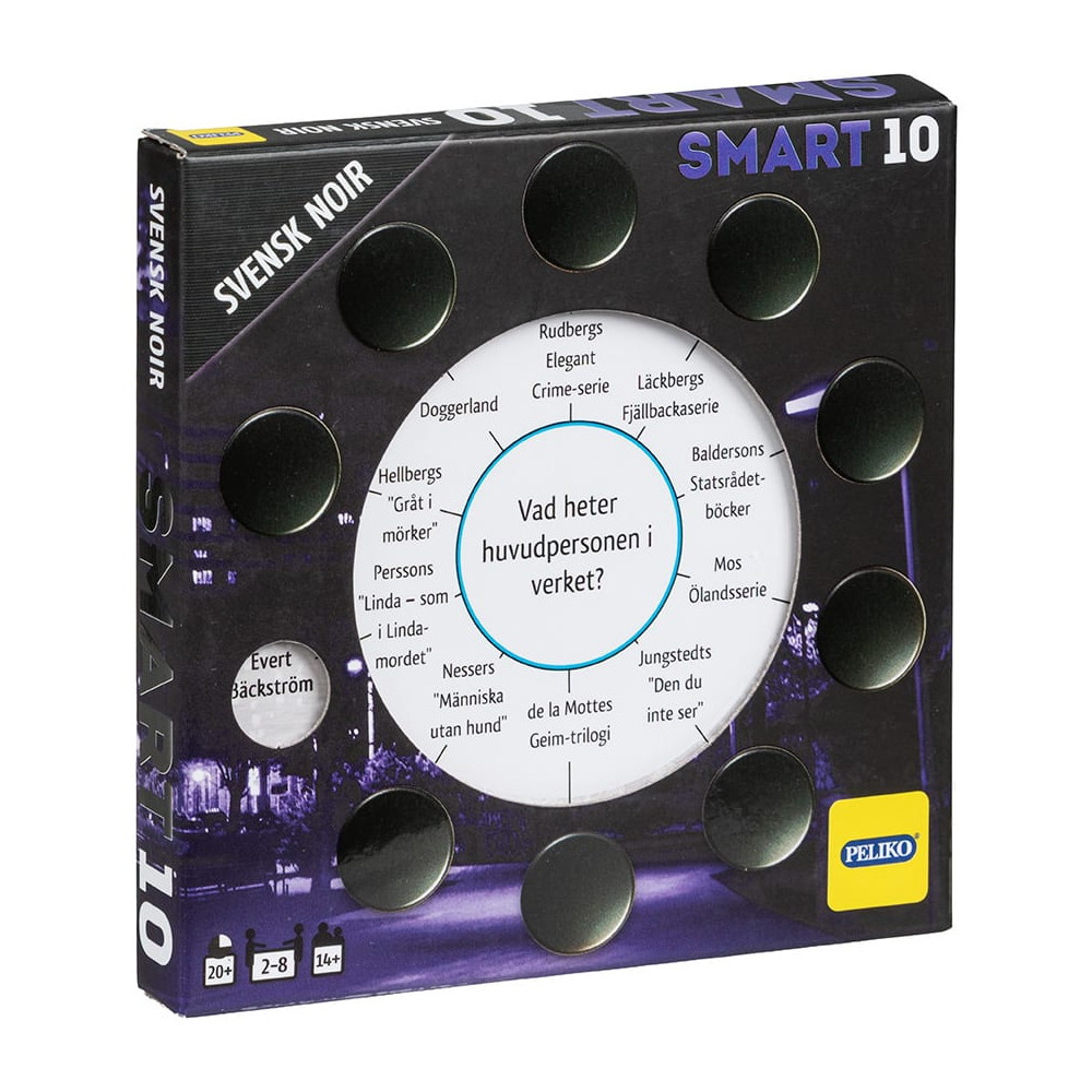 Smart 10: Frågekort Svensk Noir (Exp.)