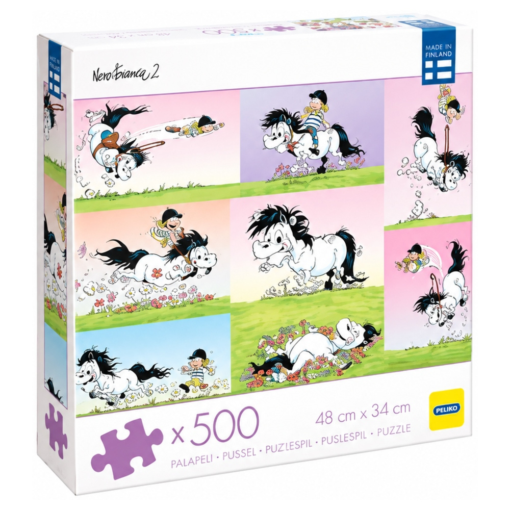Peliko Pussel - Hästen Mulle Kollage 500 Bitar 