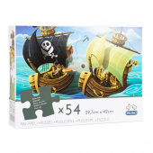 Peliko Pussel - Piratskepp 54 Bitar Peliko Pussel - Piratskepp 54 Bitar
