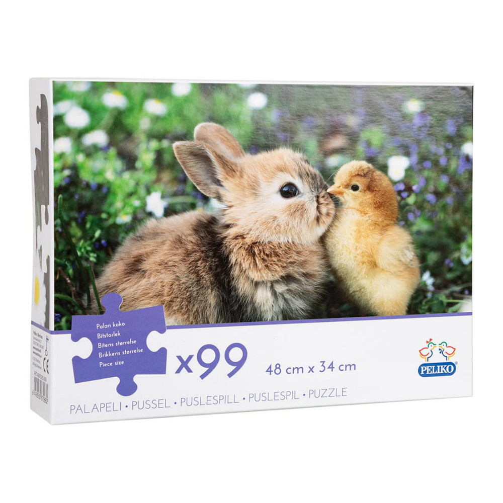 Peliko Pussel - Kanin och kyckling 99 Bitar