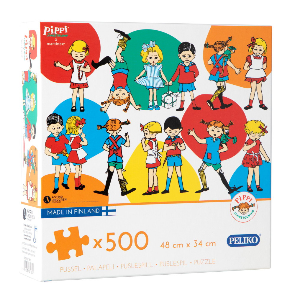 Peliko Pussel - Pippi Långstrump 500 Bitar