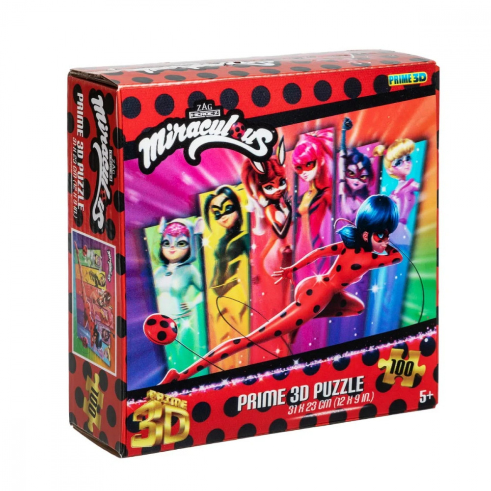 Pussel - Miraculous 100 Bitar