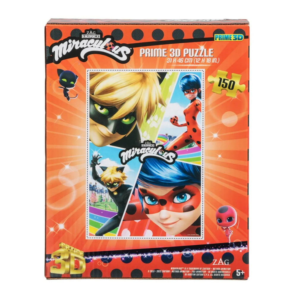 Pussel - Miraculous 150 bitar
