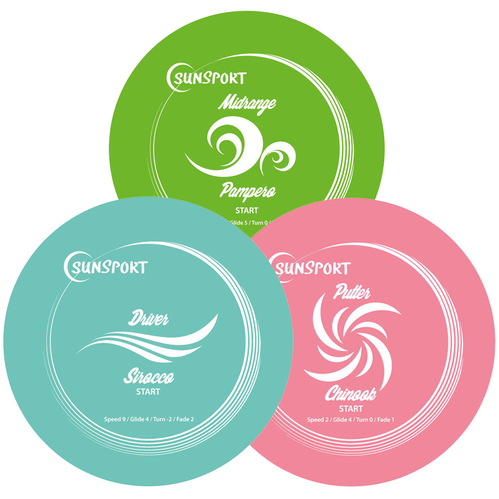 Sunsport Disc Golf Starter set