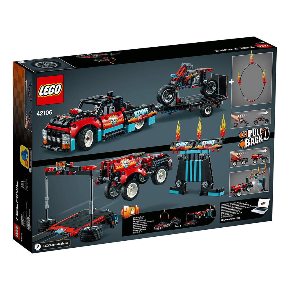 LEGO Technic - Stuntuppvisningsbil & motorcykel 42106