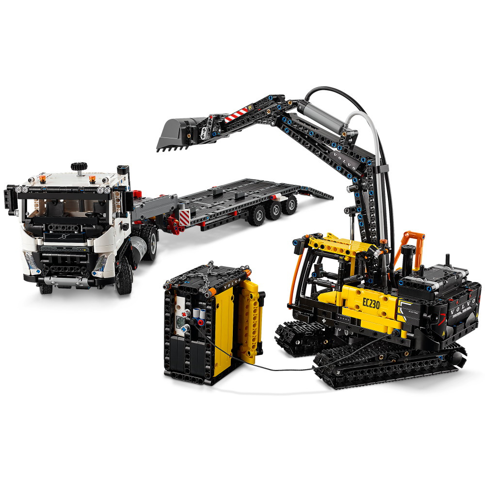 LEGO Technic - Volvo FMX lastbil & EC230 elgrävmaskin