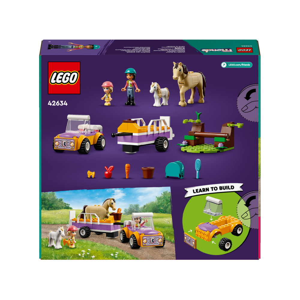 LEGO Friends - Häst- och ponnysläp