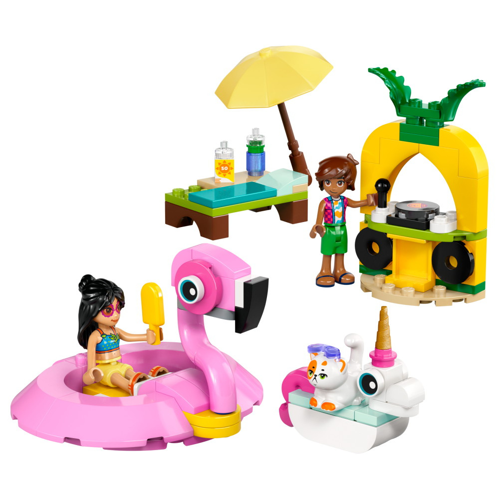 LEGO Friends - Poolparty med enhörning och flamingo