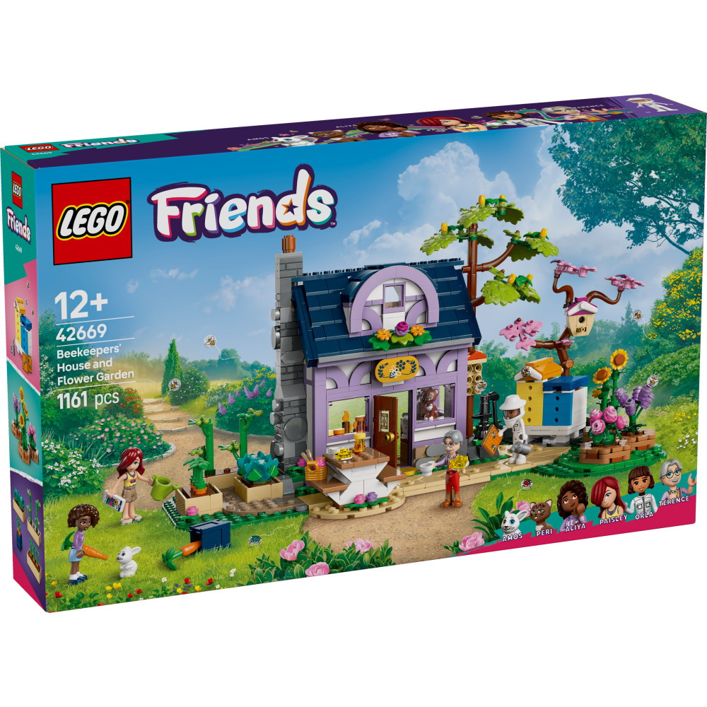 LEGO Friends - Biodlarhus och blomsterträdgård