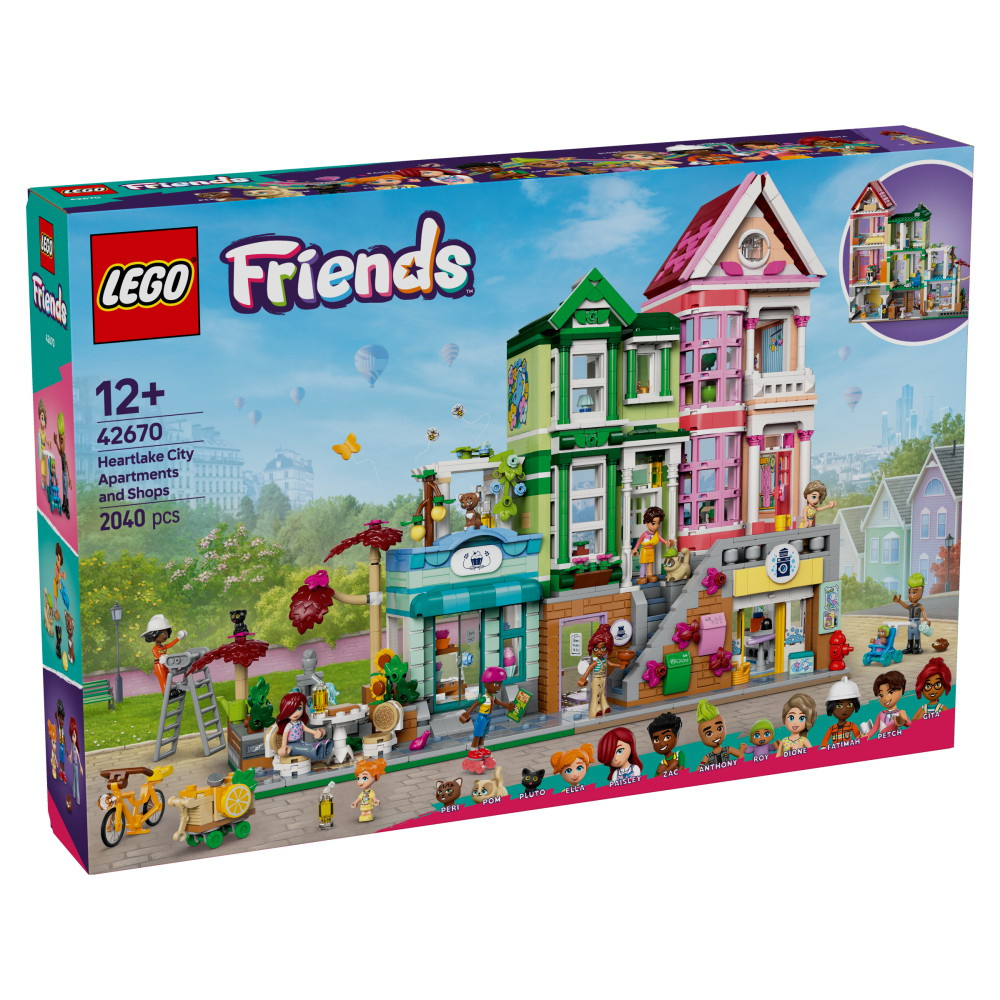 LEGO Friends - Heartlake Citys lägenheter och butiker