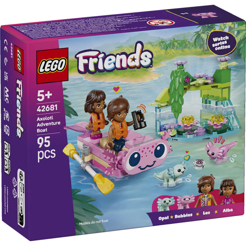LEGO Friends - Äventyrsbåt Med Axolotler